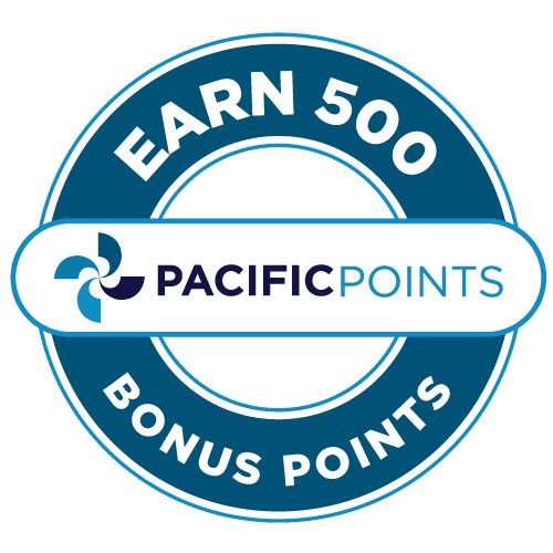 Earn 500 PacificPoints