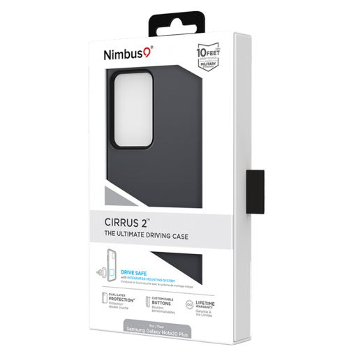 Nimbus9 - Cirrus 2 Case for Samsung Galaxy Note20 Ultra - Gunmetal Gray Box