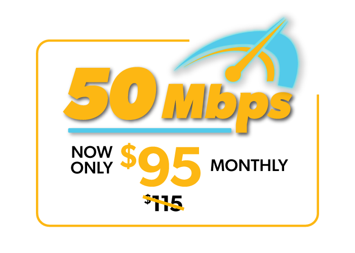 IT&E Home Interenet only 50mbps only $95
